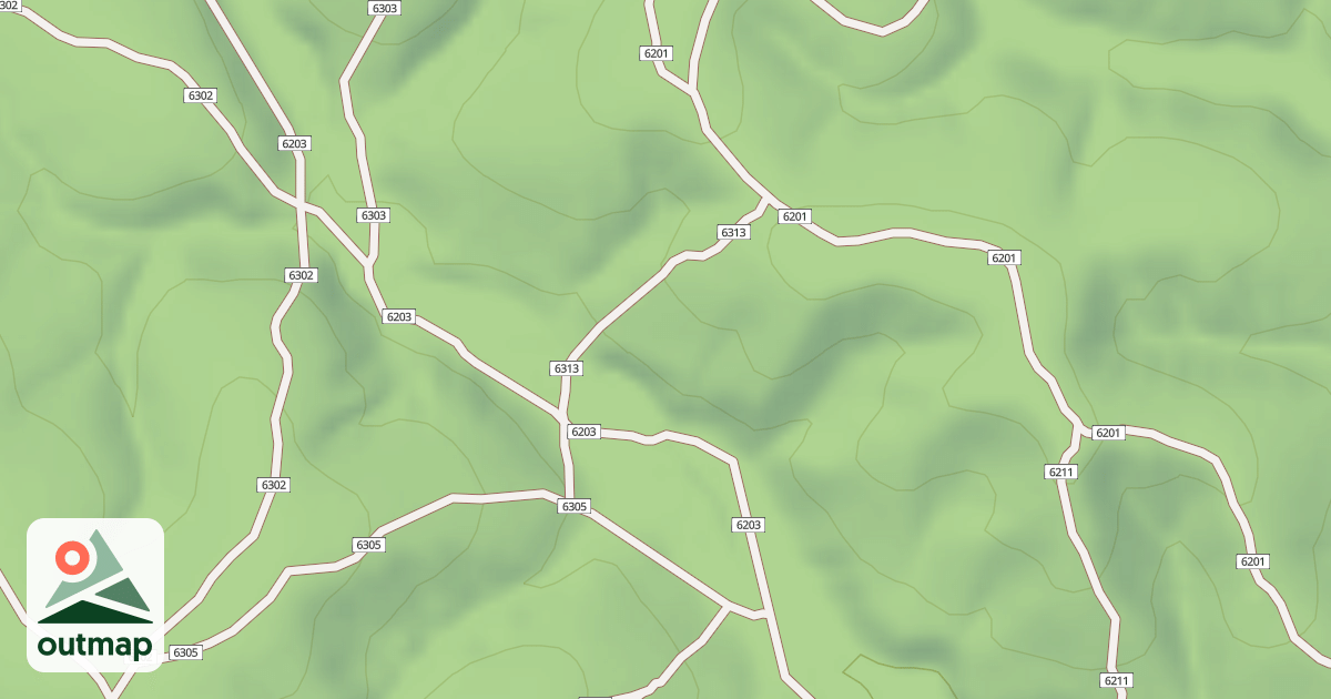 Map of USFS Motor Vehicle Use Map Trails 19136