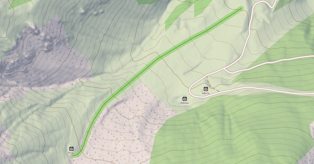 Map preview of Prés
