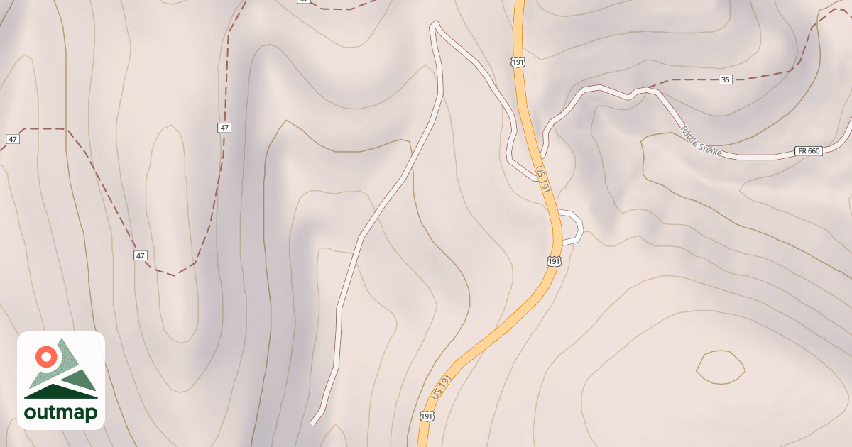 Map of USFS National Forest System Roads {389515B6-4511-43F7-B184-81B21EE9E70C}