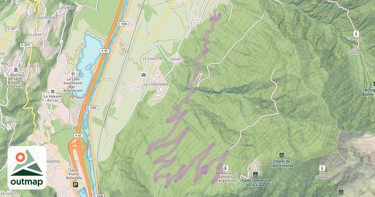 Map of Piste Forestière de Montoutin