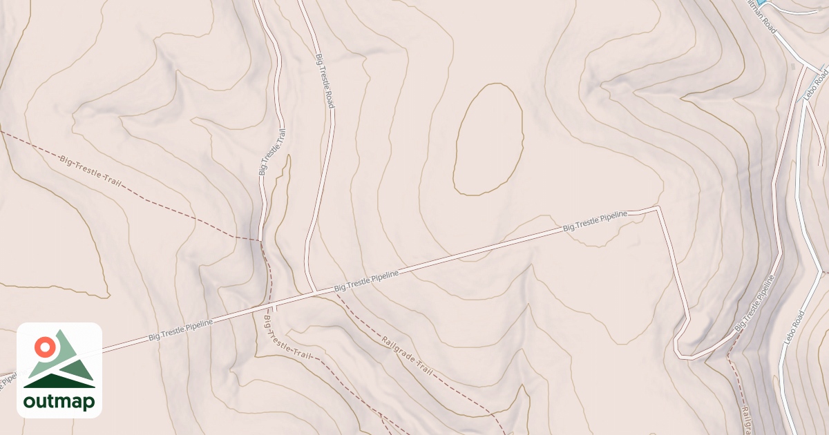 Map of Susquehannock State Forest Snowmobile Trails