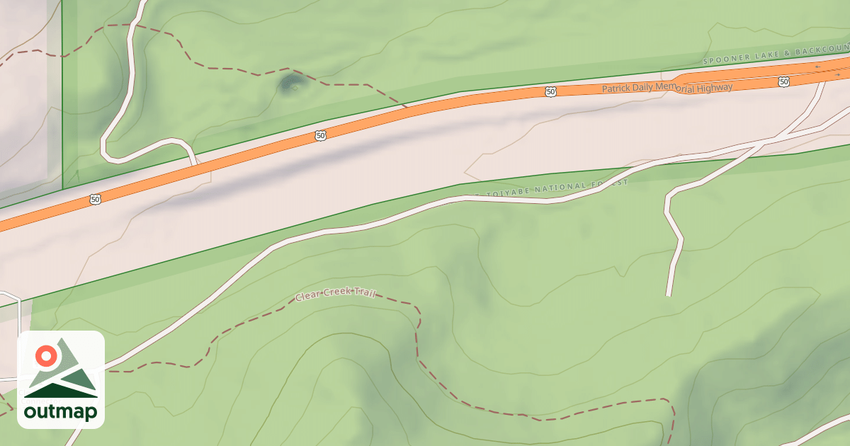Map of SPOONER ROADSIDE CUTOFF