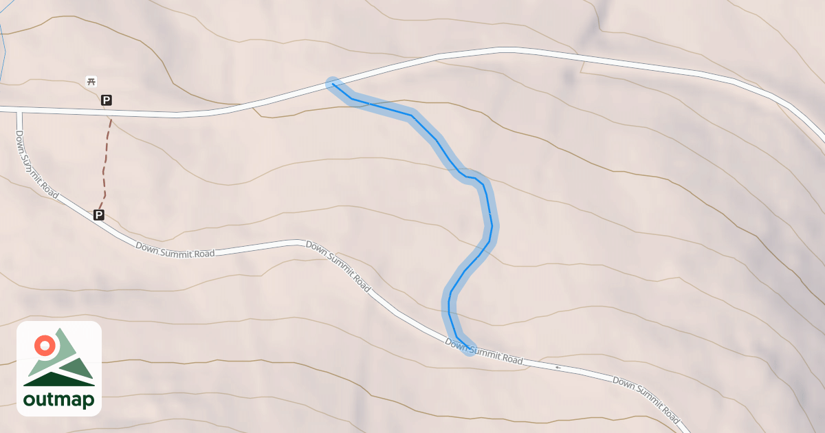 Map of Middle Balance Rock