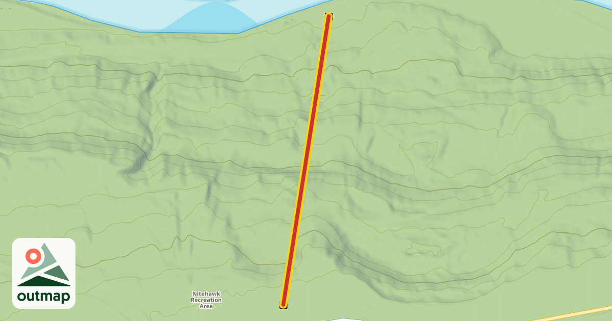 Map of Bauer Triple Chair