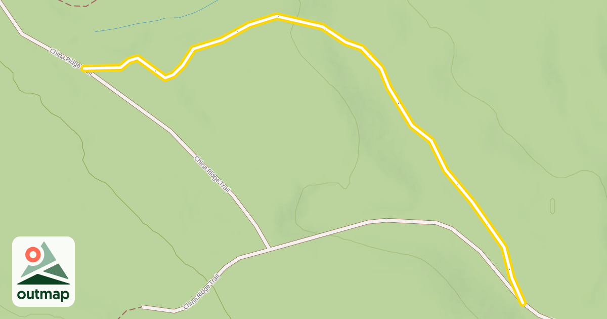 Map of China Ridge Trail
