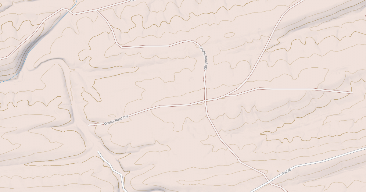 Map preview of USFS National Forest System Roads {69BB07D0-3615-421F-96F9-86B6AF75A554}