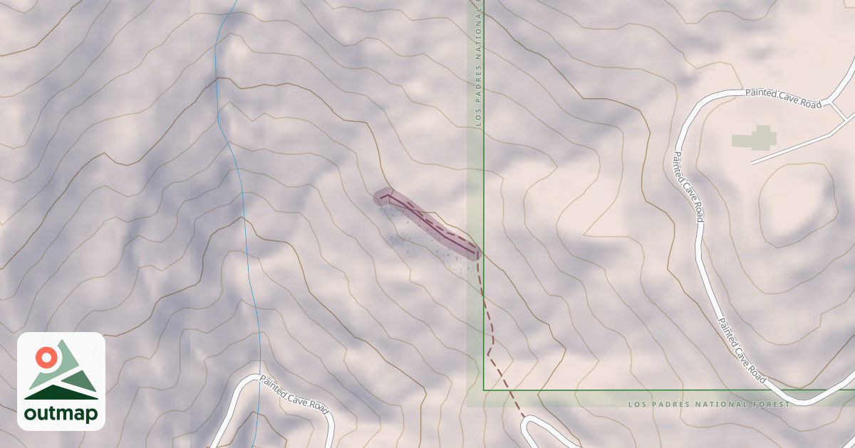 Map of Fire Crags