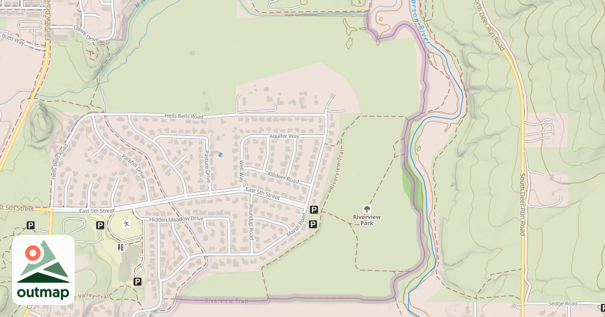 Map of Riverview Trail