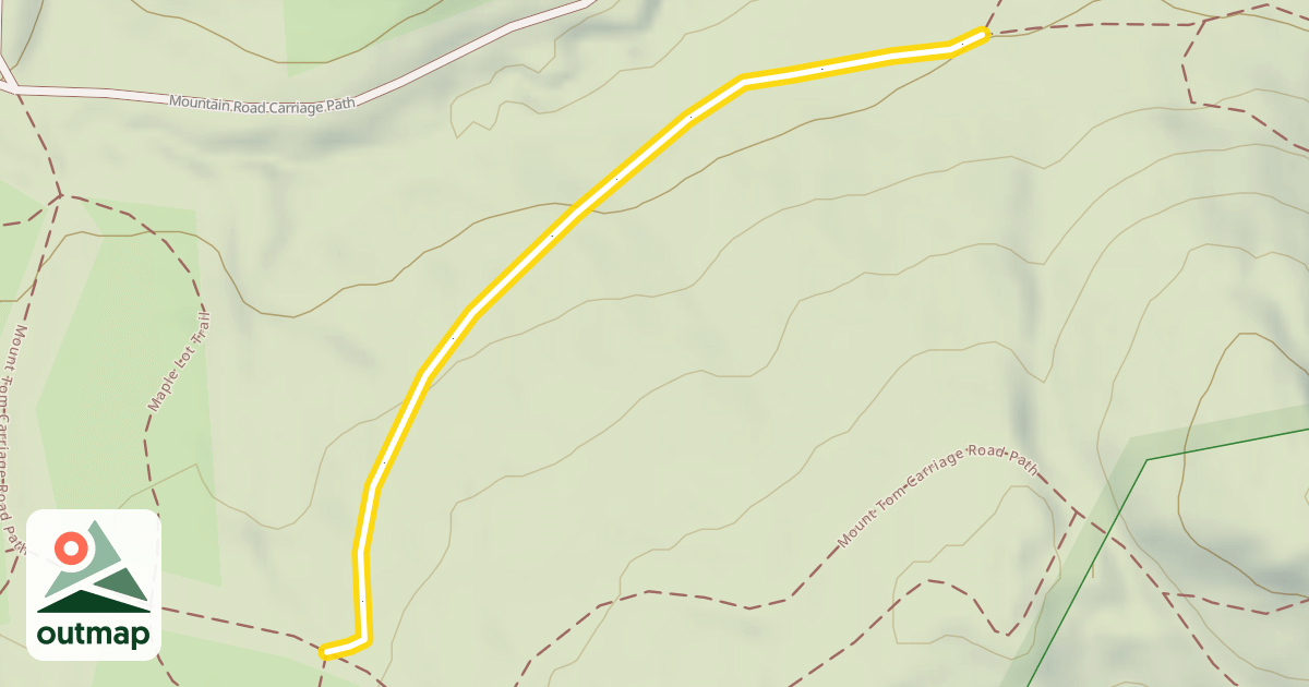 Map of One Less Traveled Trail