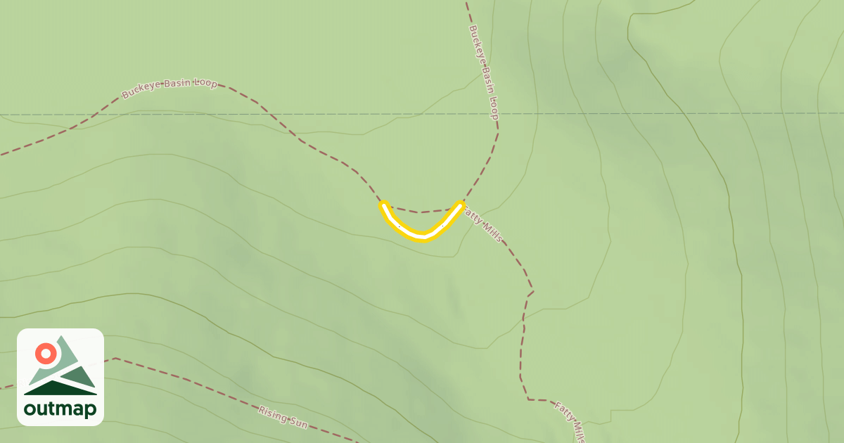 Map of Buckeye Basin Loop