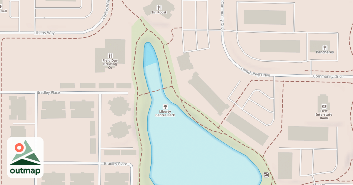 Map of North Ridge Trail