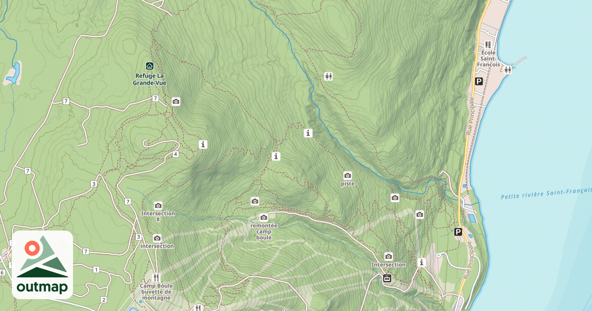 Map of Sled Run