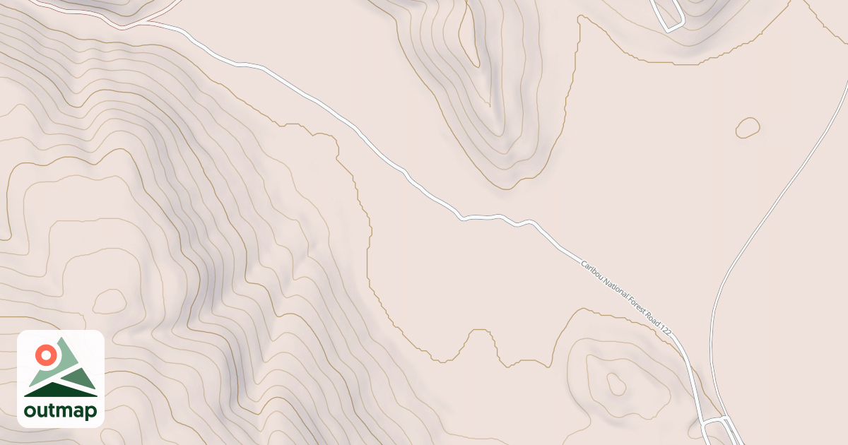 Map of DRY CANYON