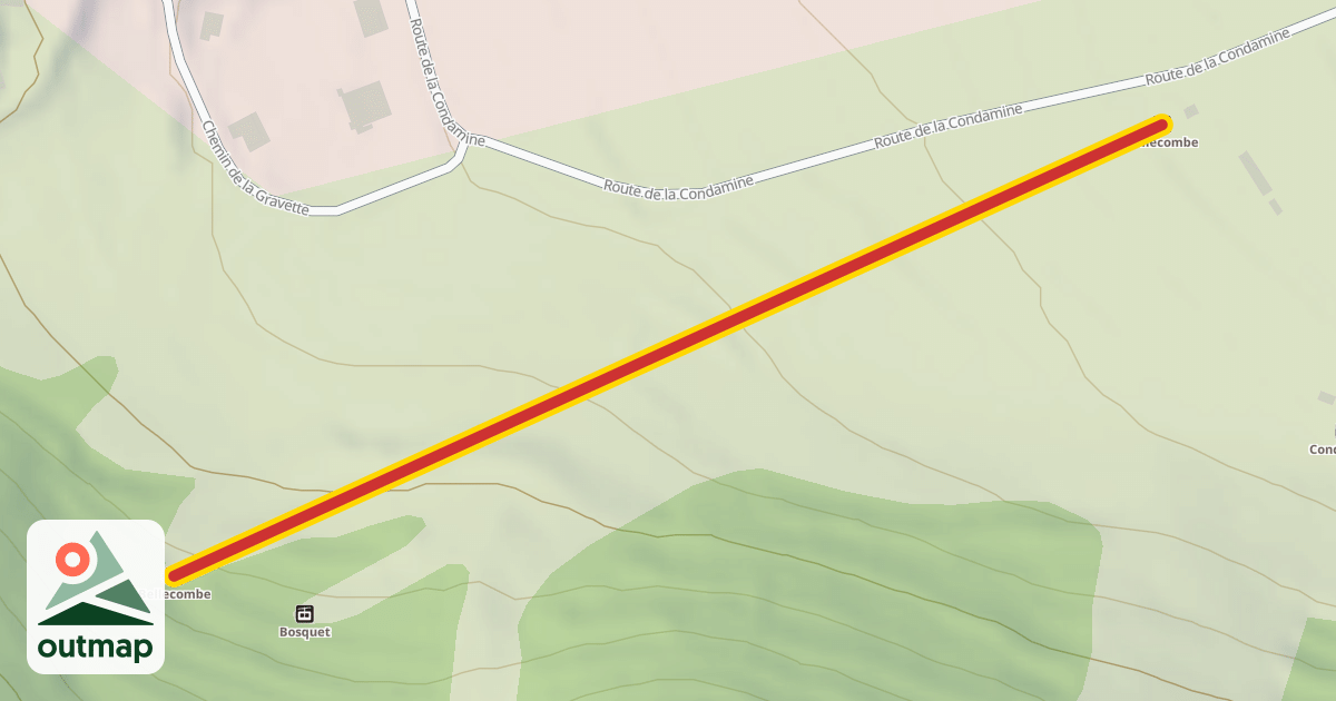 Map of Bellecombe
