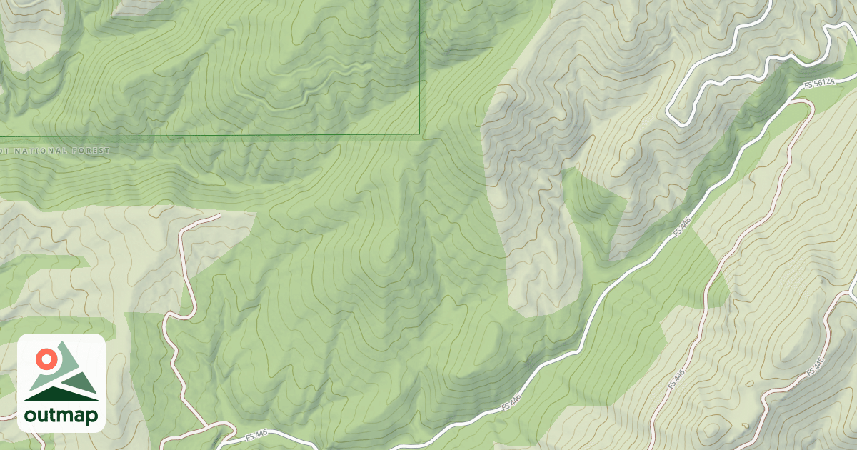 Map of (FDR) ROBBINS GULCH