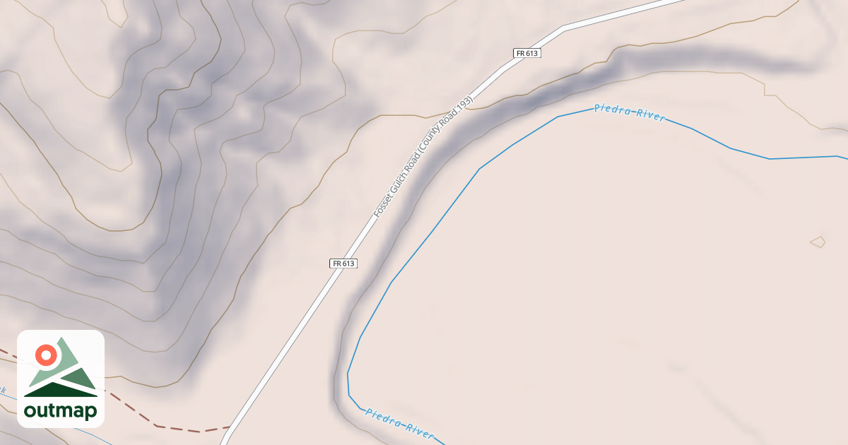 Map of FOSSETT GULCH