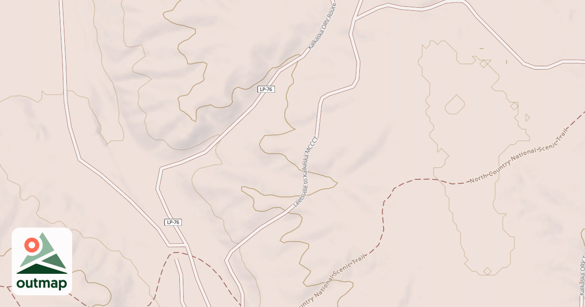 Map of Leetsville To Kalkaska Mccct
