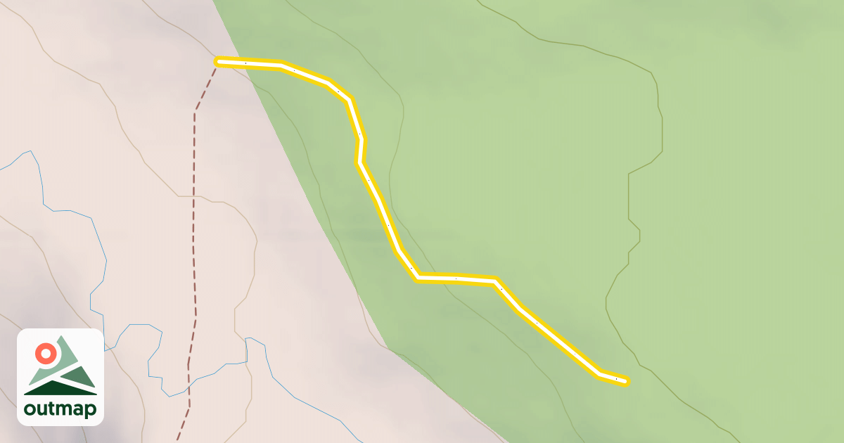Map of Screamer- Marathon Trail