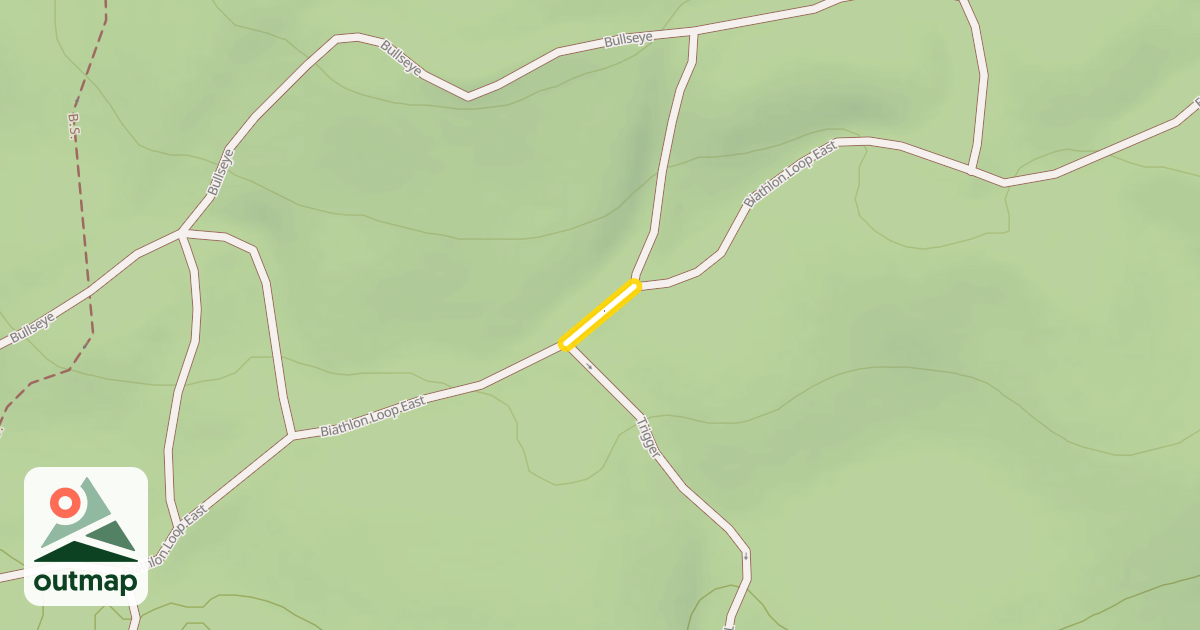 Map of Biathlon Loop East