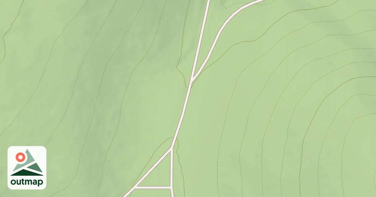 Map of MILL CREEK PLATEAU