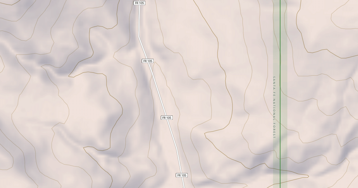 Map preview of USFS Motor Vehicle Use Map Roads {10247697-1558-473D-BAF1-0CF731A2C390}
