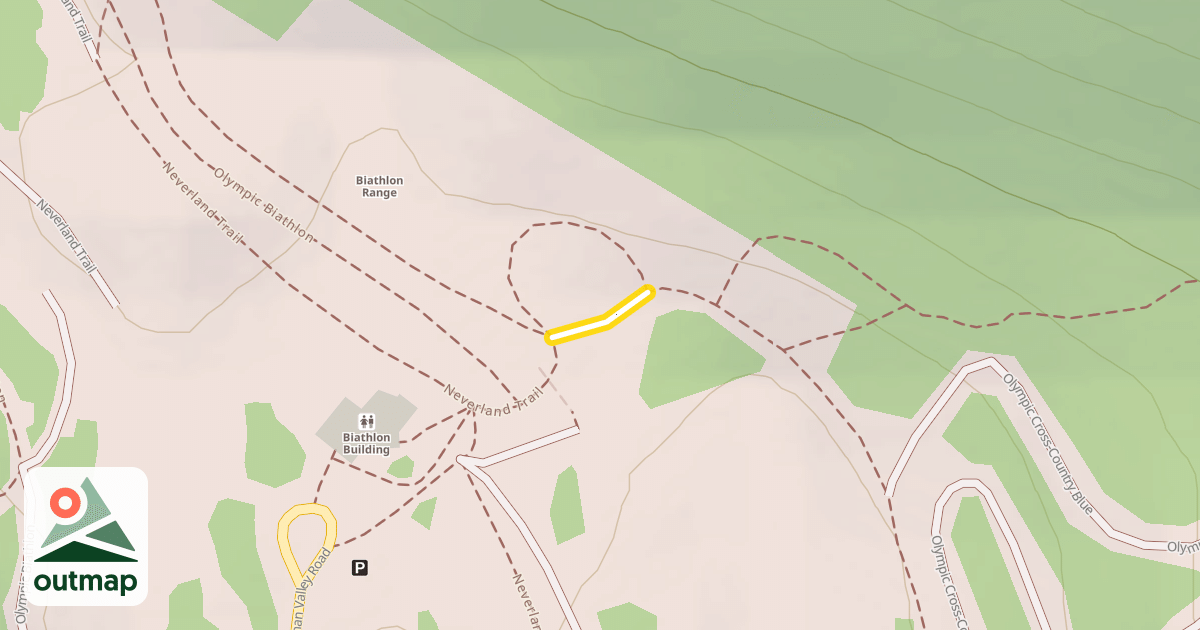 Map of Neverland Trail