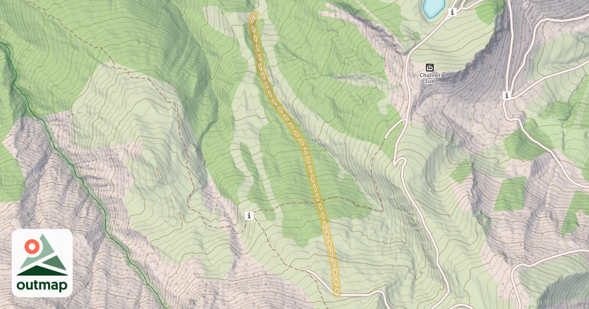 Map of Ravin du Fournet