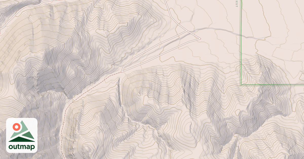 Map of VAN DORN CANYON