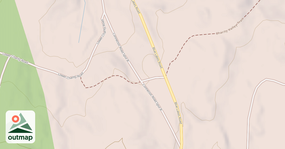 Map of CONNECTOR ROAD SPUR B