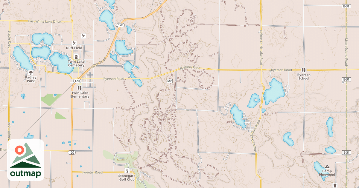 Map of CEDAR CREEK MOTORSPORT TRAIL