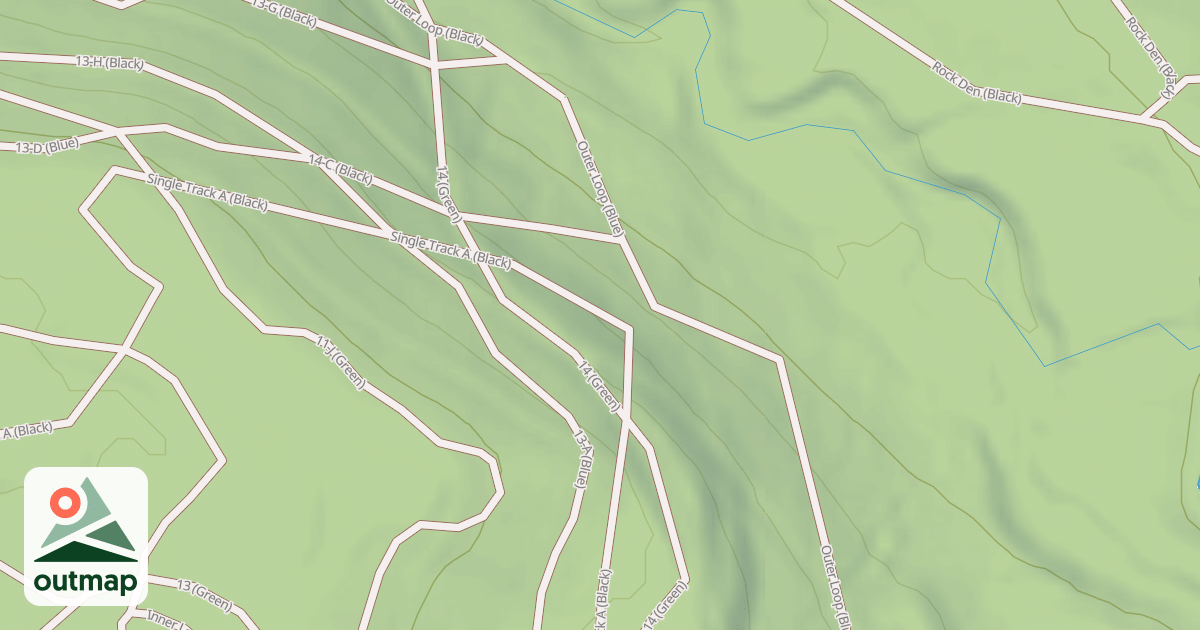 Map of Rock Run ATV Trails