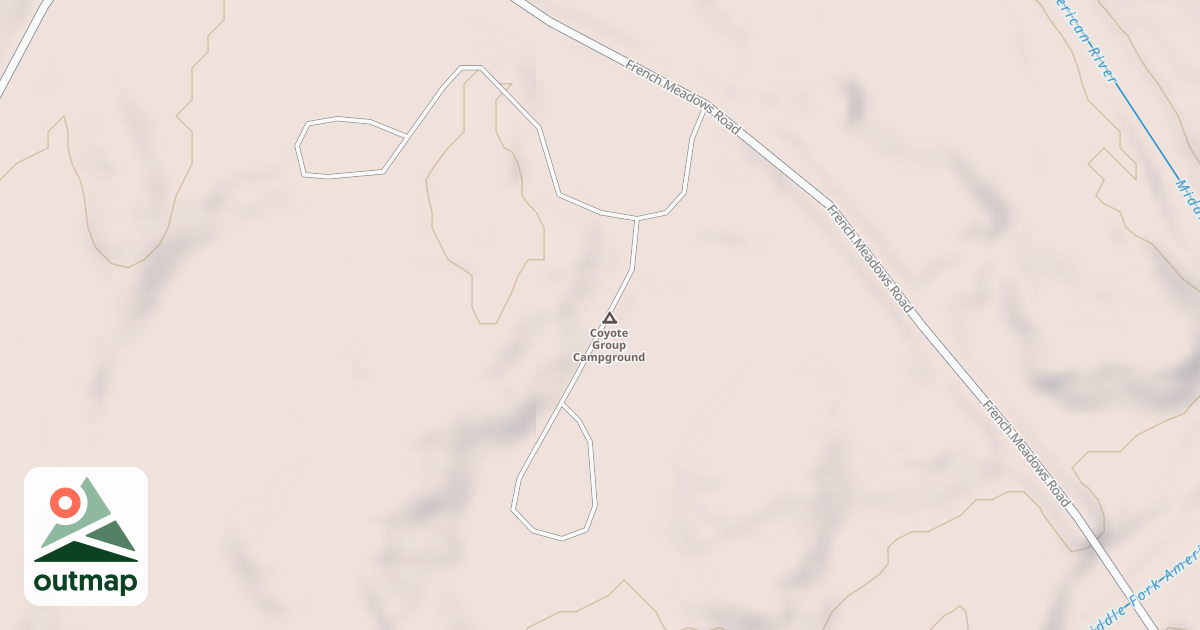 Map of COYOTE GROUP CG, S. LOOP