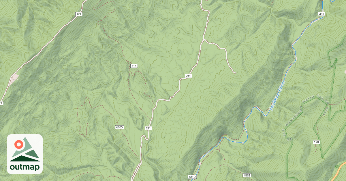 Map of HIDDEN VALLEY ROAD