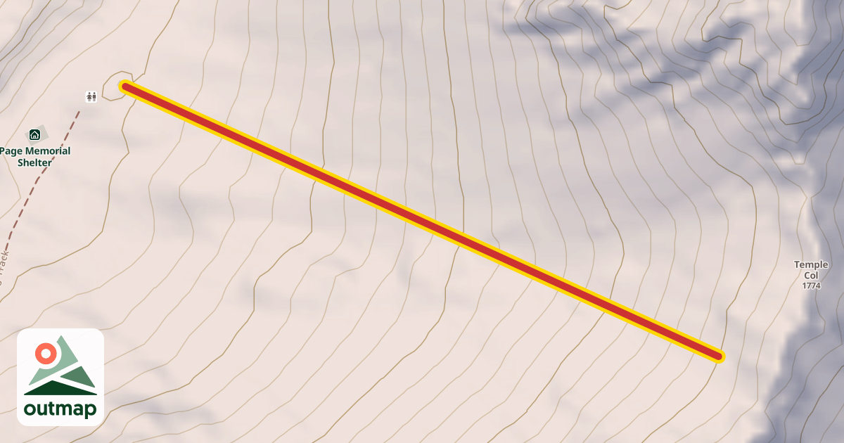 Map of Downhill Tow