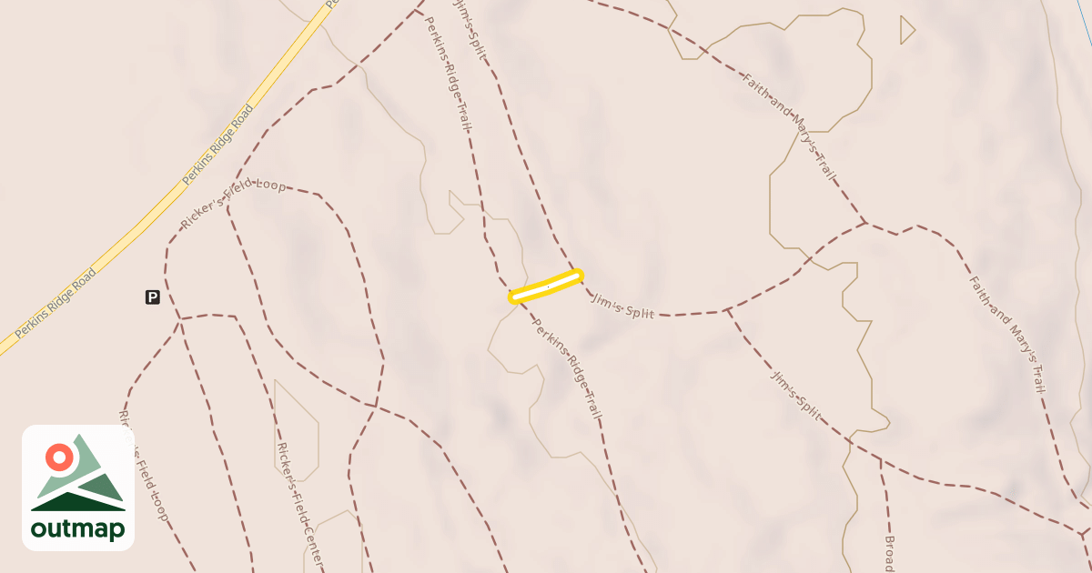 Map of Perkins Ridge Trail