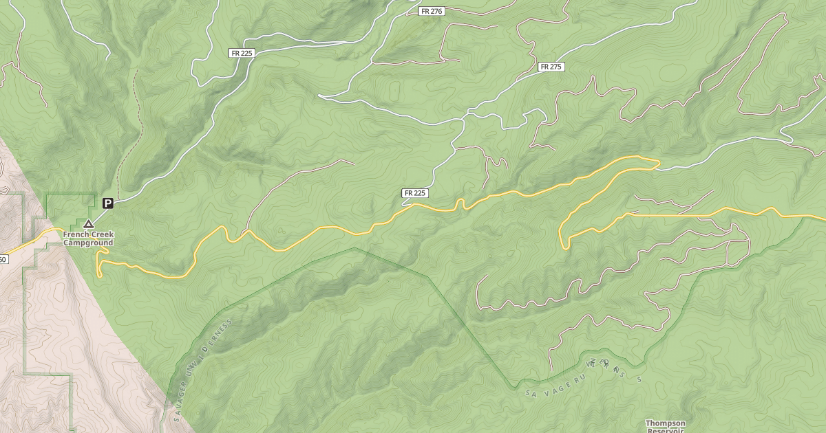 Map preview of FRENCH CREEK