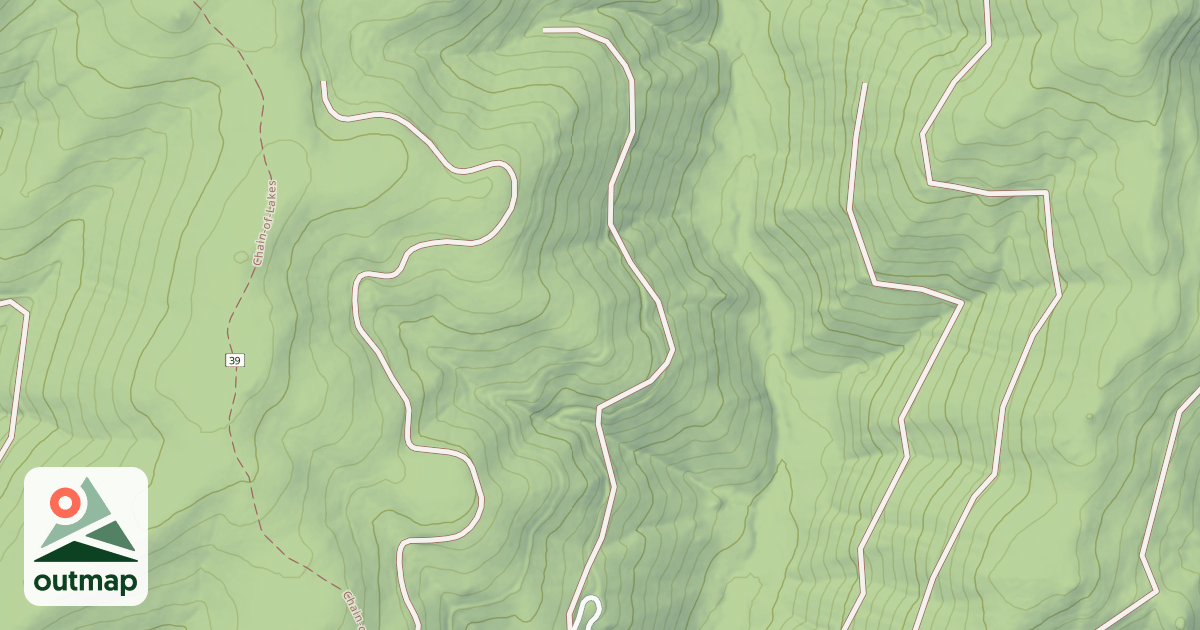 Map of (FDR) BUSH CREEK