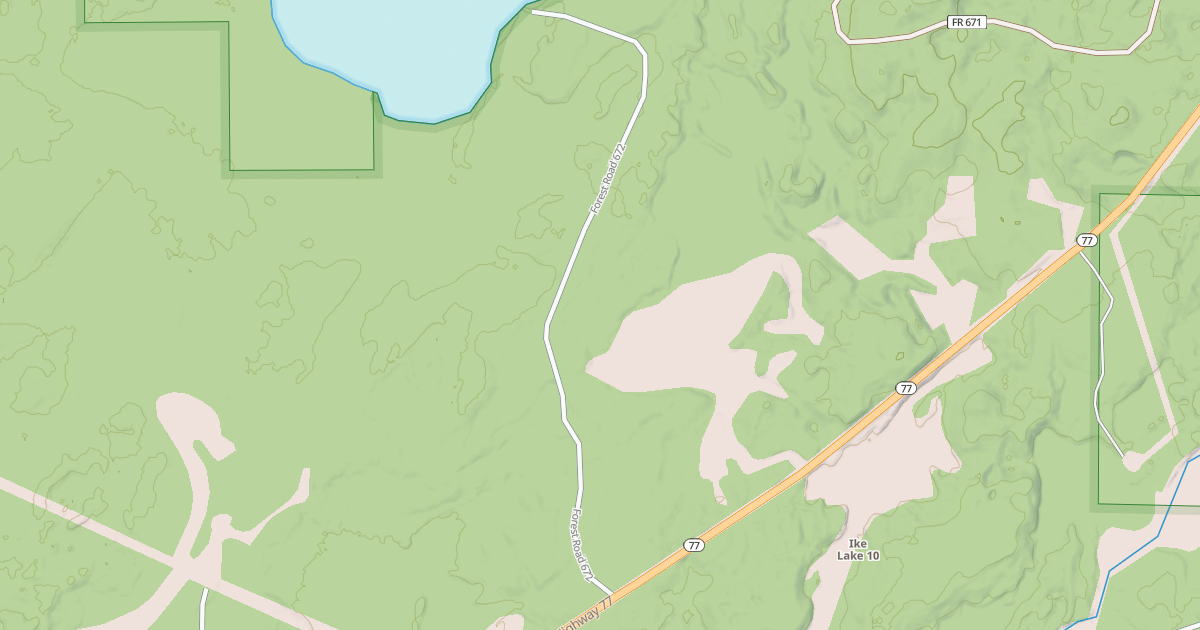 Map preview of FR 672