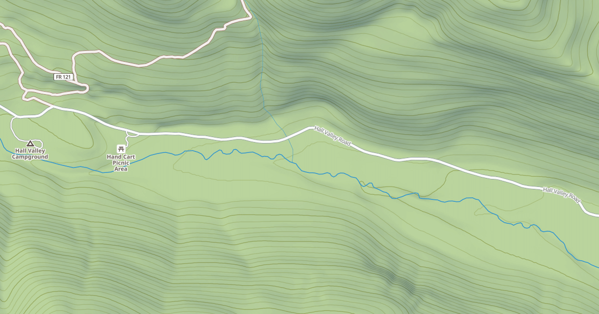 Map preview of HALL VALLEY