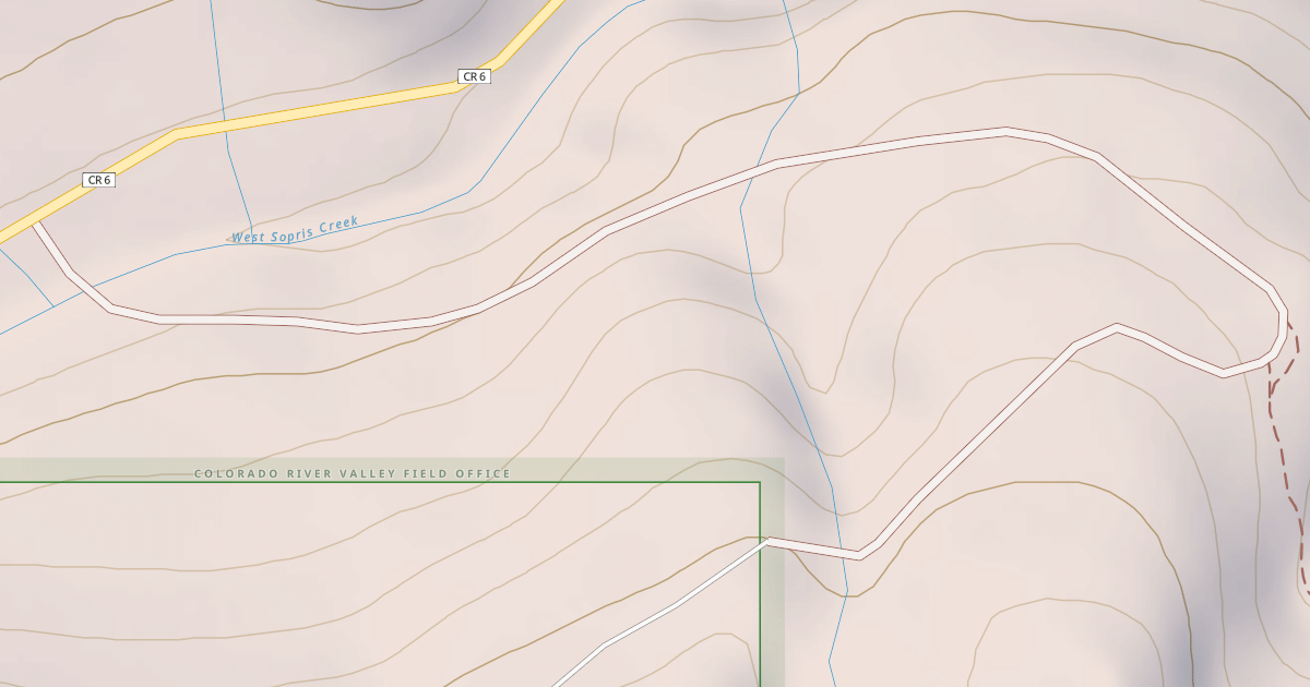 Map preview of BLM National GTLF Public Motorized Roads 291889e4-1713-485a-8c3b-eb9b71fca0d8