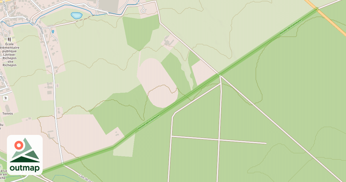 Map of Route de Ceinture