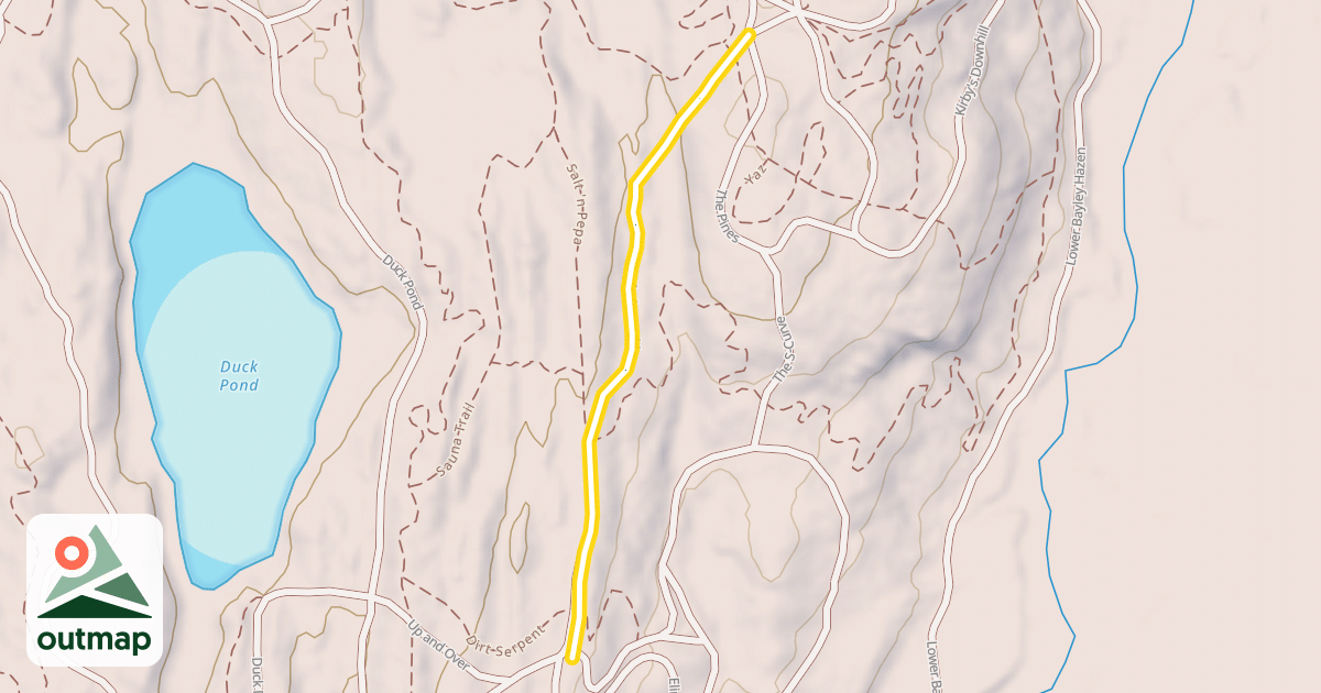 Map of Upper Bayley Hazen