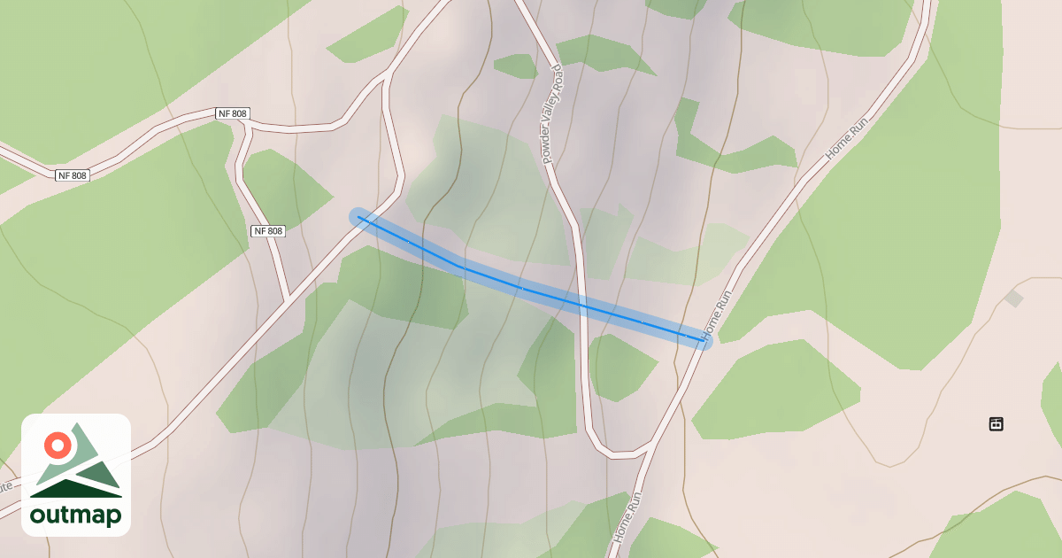 Map of Powder Valley 1