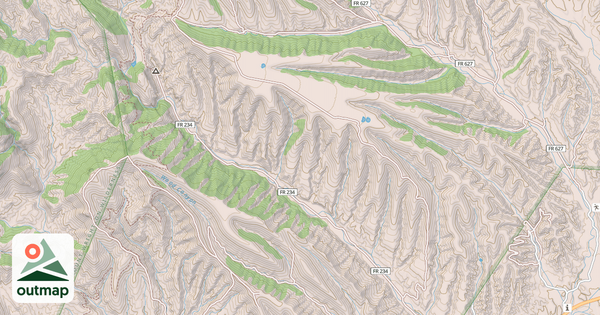 Map of MESA TANKS