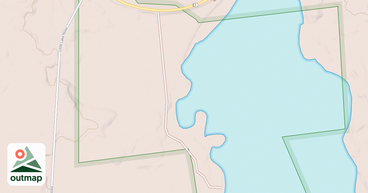 Map of BIRCH LAKE