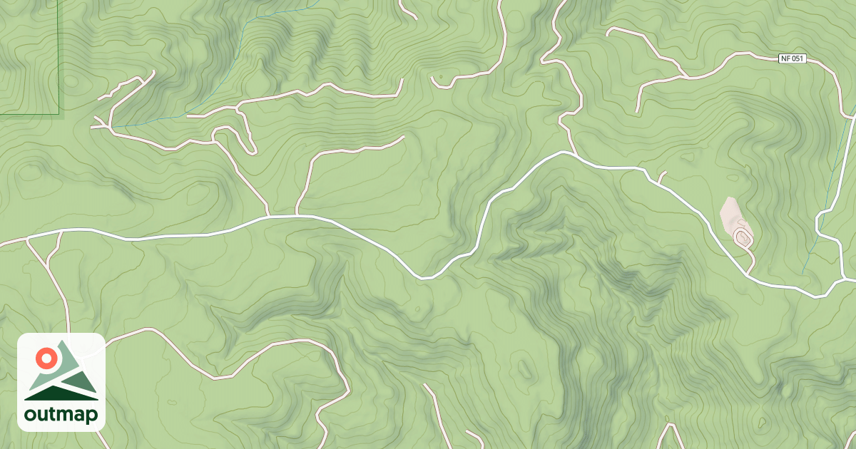 Map of USFS Motor Vehicle Use Map Roads {79568134-ED10-4926-9A43-0EA56753F493}
