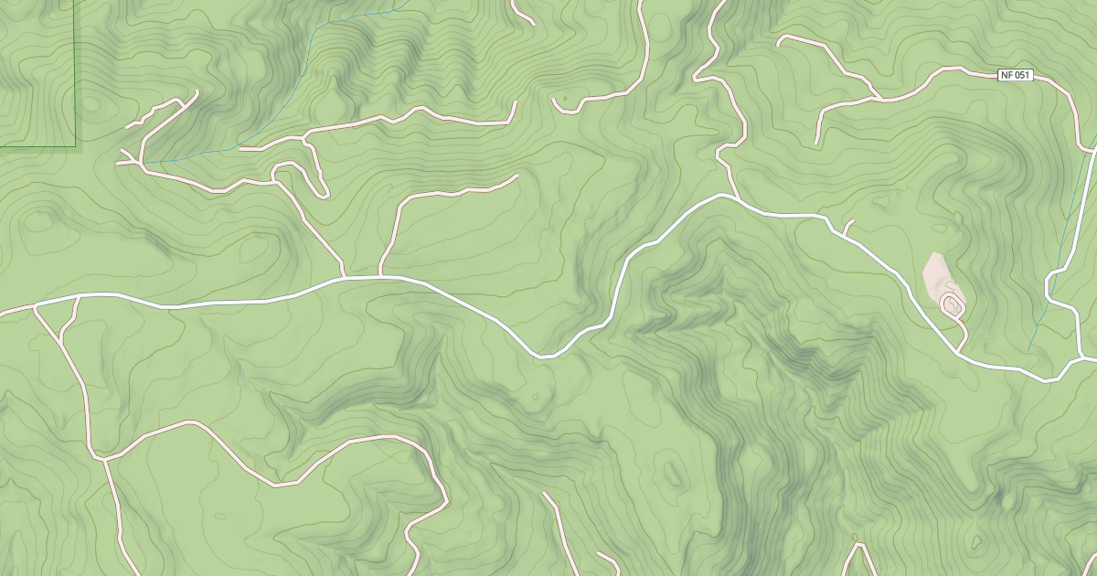 Map preview of USFS Motor Vehicle Use Map Roads {79568134-ED10-4926-9A43-0EA56753F493}
