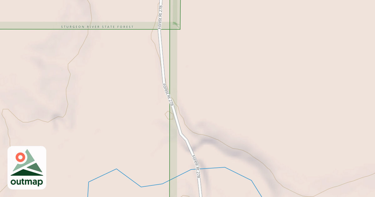 Map of DEWEY LAKE SPUR F