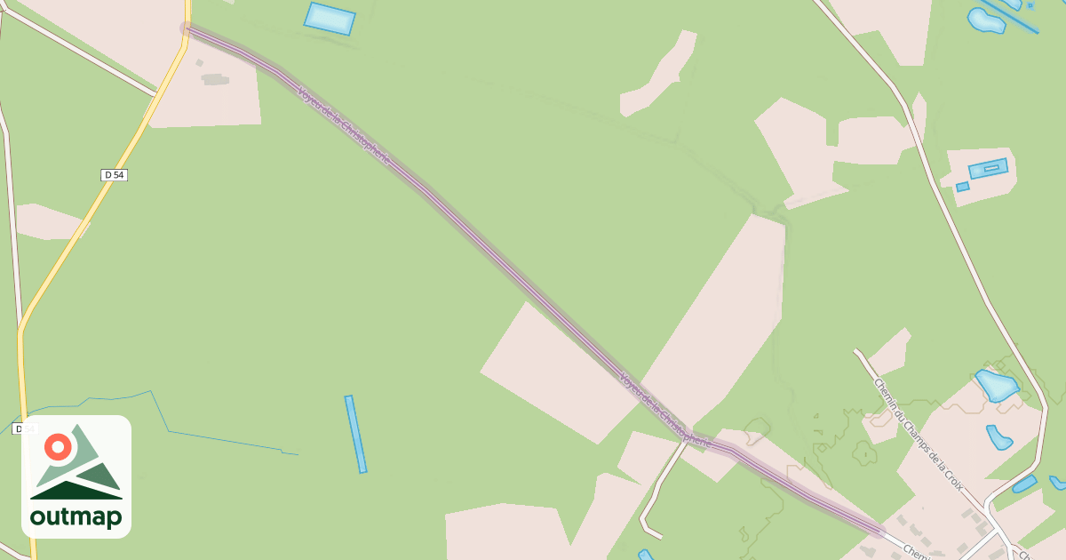Map of Voyeu de la Christopherie
