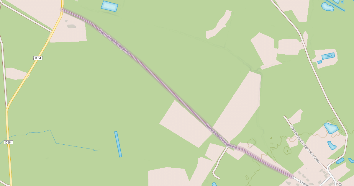 Map preview of Voyeu de la Christopherie